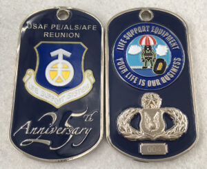 The ALS/AFE 25th Annual Reunion Anniversary Coin